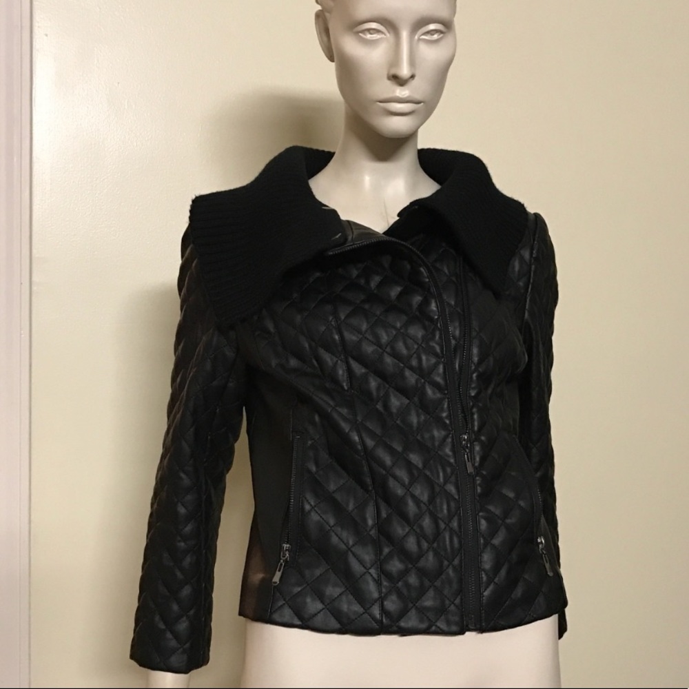 Like New Patrizia Luca Leather Noto Jacket